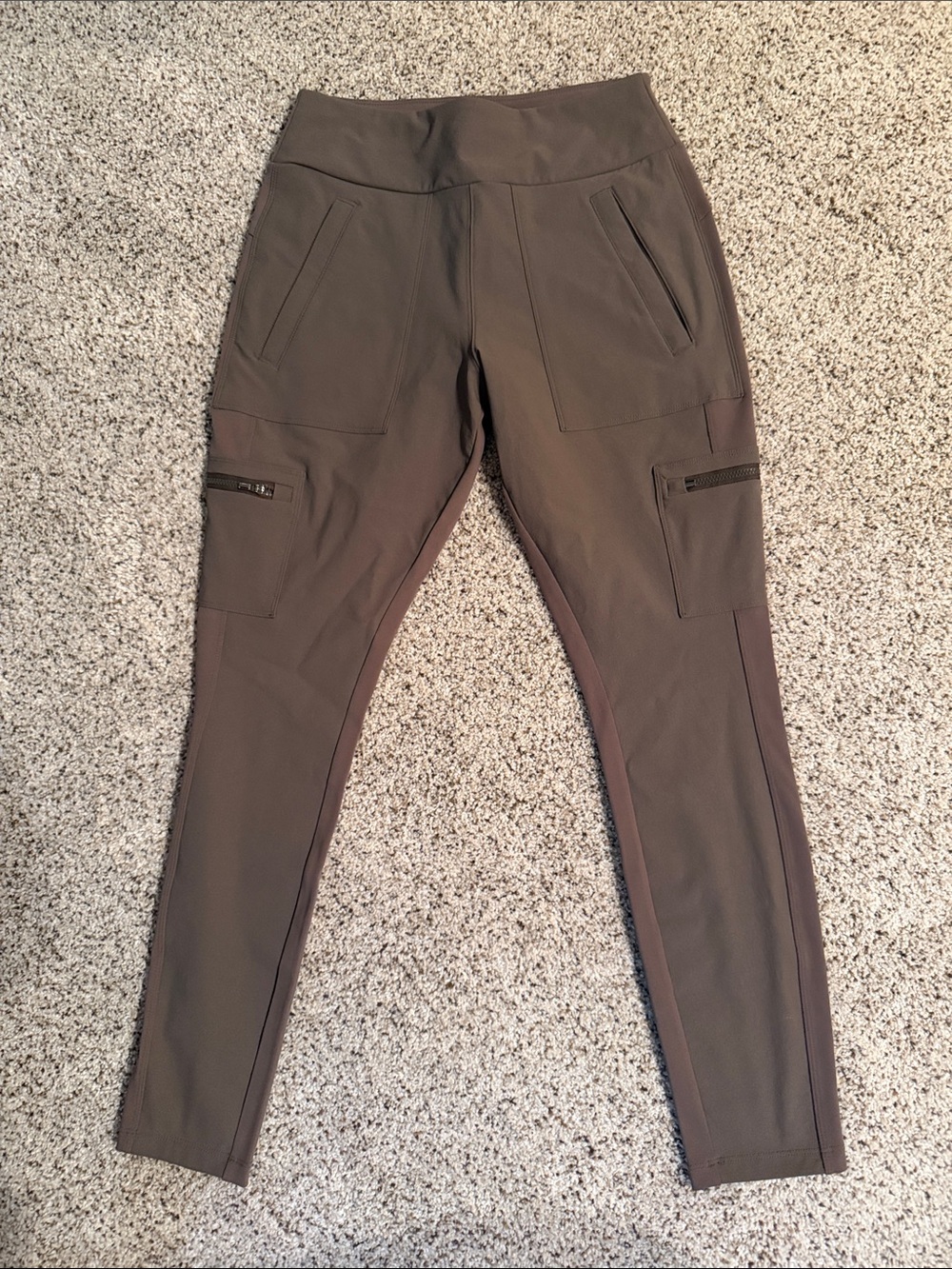 Athleta Olive Utility Cargo Pants